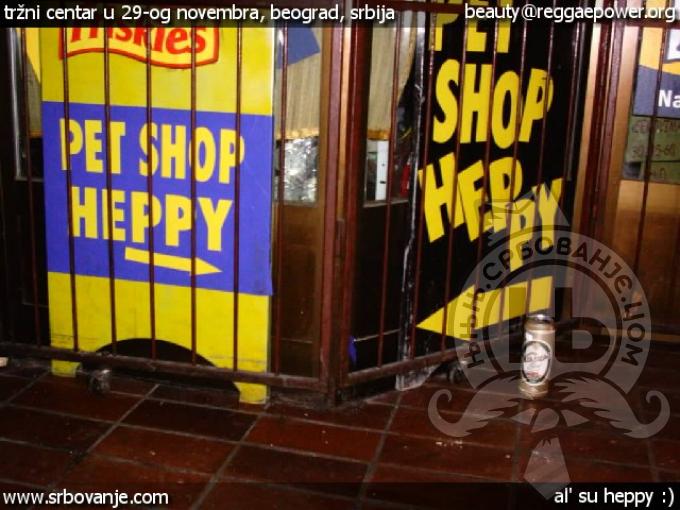 србовање: pet shop "HEPPY"