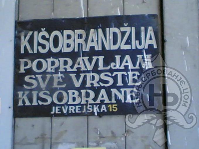 србовање: Kisobrandzija