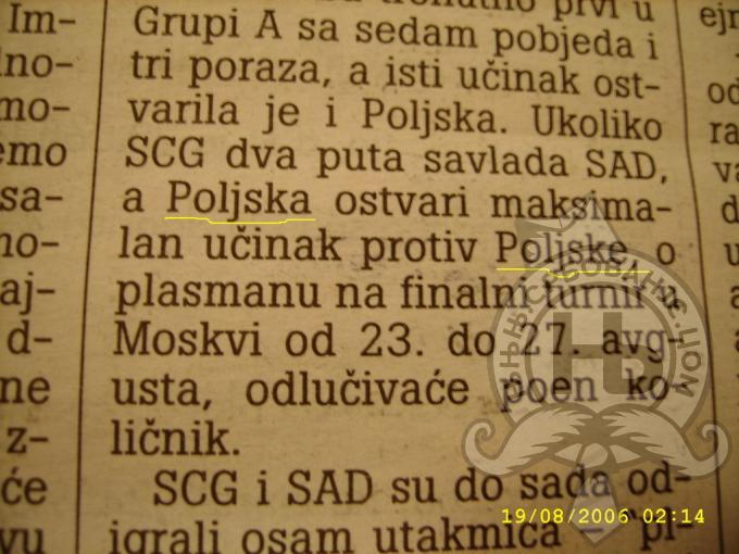 србовање: Poljska protiv Poljske!!!