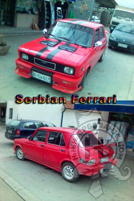србовање: Serbian Ferrari